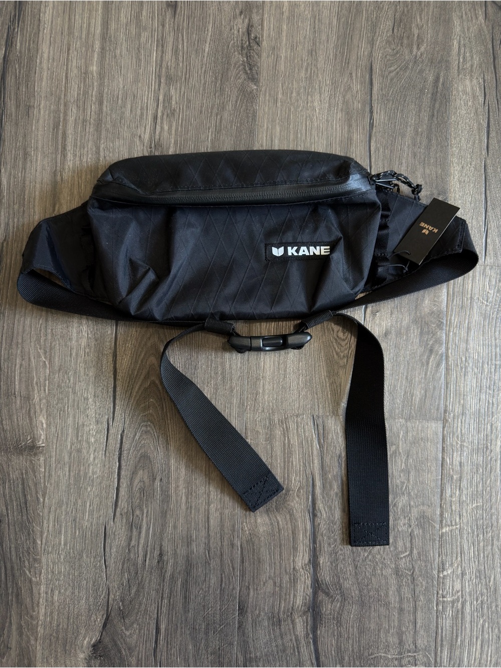 NWT KANE Footwear Weatherproof Cordura® Sling Bag / Fanny Pack | Black